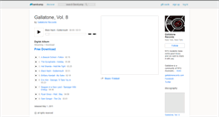 Desktop Screenshot of gallatone.bandcamp.com