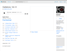Tablet Screenshot of gallatone.bandcamp.com