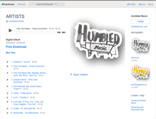 Tablet Screenshot of humbledmusic.bandcamp.com