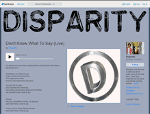Tablet Screenshot of disparity.bandcamp.com