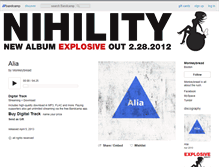Tablet Screenshot of nihility.bandcamp.com