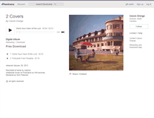 Tablet Screenshot of cassisorange.bandcamp.com