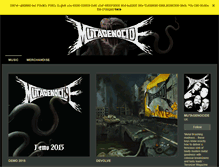 Tablet Screenshot of mutagenocide.bandcamp.com