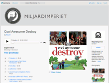 Tablet Screenshot of miljardimperiet.bandcamp.com