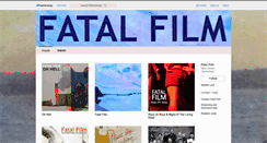 Desktop Screenshot of fatalfilm.bandcamp.com