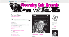 Desktop Screenshot of obscenitycultrecords.bandcamp.com