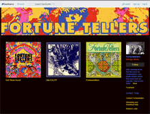 Tablet Screenshot of fortunetellers.bandcamp.com