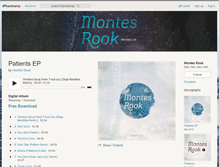 Tablet Screenshot of montesrook.bandcamp.com