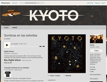 Tablet Screenshot of loskyoto.bandcamp.com