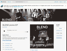 Tablet Screenshot of blend.bandcamp.com