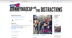 Desktop Screenshot of johnnymadcapandthedistractions.bandcamp.com
