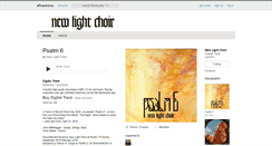 Desktop Screenshot of newlightchoir.bandcamp.com