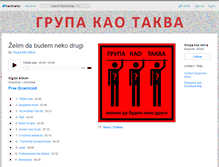 Tablet Screenshot of grupakaotakva.bandcamp.com