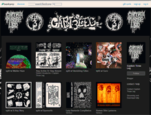 Tablet Screenshot of captainthreeleg.bandcamp.com