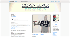 Desktop Screenshot of coreyblack.bandcamp.com