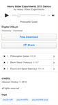 Mobile Screenshot of heavywaterexperiments.bandcamp.com