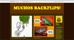 Desktop Screenshot of muchosbackflips.bandcamp.com