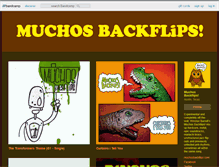 Tablet Screenshot of muchosbackflips.bandcamp.com