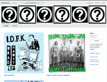 Tablet Screenshot of idfk.bandcamp.com