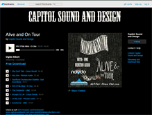 Tablet Screenshot of capitolsound.bandcamp.com