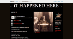 Desktop Screenshot of ithappenedhere.bandcamp.com