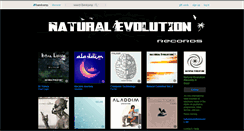 Desktop Screenshot of naturalevolutionrecords.bandcamp.com