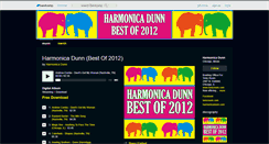 Desktop Screenshot of harmonicadunn.bandcamp.com