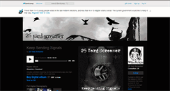 Desktop Screenshot of 25yardscreamer.bandcamp.com