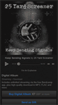 Mobile Screenshot of 25yardscreamer.bandcamp.com