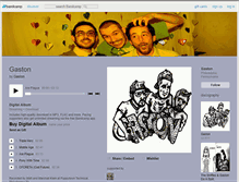 Tablet Screenshot of gaston.bandcamp.com