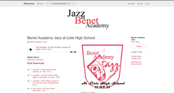 Desktop Screenshot of benetacademyjazz.bandcamp.com