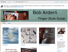 Tablet Screenshot of bobardern.bandcamp.com