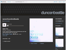 Tablet Screenshot of duncanbeattie.bandcamp.com