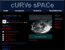 Tablet Screenshot of curvespace.bandcamp.com