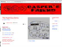 Tablet Screenshot of caspersfriend.bandcamp.com