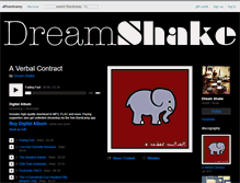 Tablet Screenshot of dreamshake.bandcamp.com