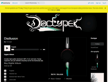 Tablet Screenshot of doctype.bandcamp.com