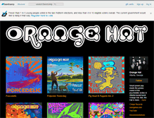 Tablet Screenshot of orangehat.bandcamp.com