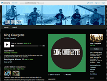 Tablet Screenshot of kingcourgette.bandcamp.com