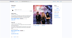 Desktop Screenshot of havenusa.bandcamp.com