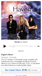 Mobile Screenshot of havenusa.bandcamp.com