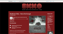 Desktop Screenshot of beatboxerekko.bandcamp.com