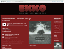 Tablet Screenshot of beatboxerekko.bandcamp.com