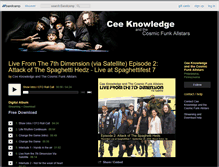 Tablet Screenshot of ceeknowledgeandcosmicfunkallstars.bandcamp.com