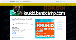 Desktop Screenshot of krukid.bandcamp.com
