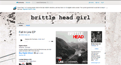 Desktop Screenshot of brittleheadgirl.bandcamp.com