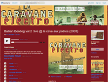 Tablet Screenshot of lacaravaneelectro.bandcamp.com
