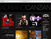 Tablet Screenshot of adrianocanzian.bandcamp.com