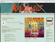 Tablet Screenshot of flamingods.bandcamp.com
