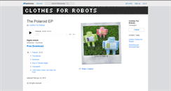 Desktop Screenshot of clothesforrobots.bandcamp.com